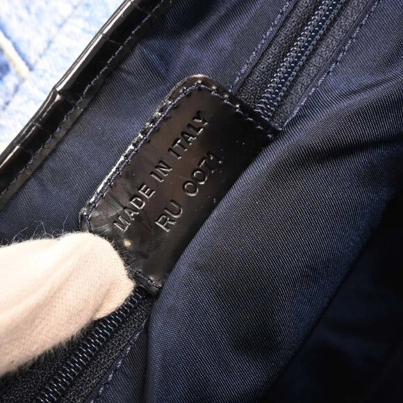 Christian Dior Light Blue Canvas Double Saddle Handbag - Picture 10 of 10